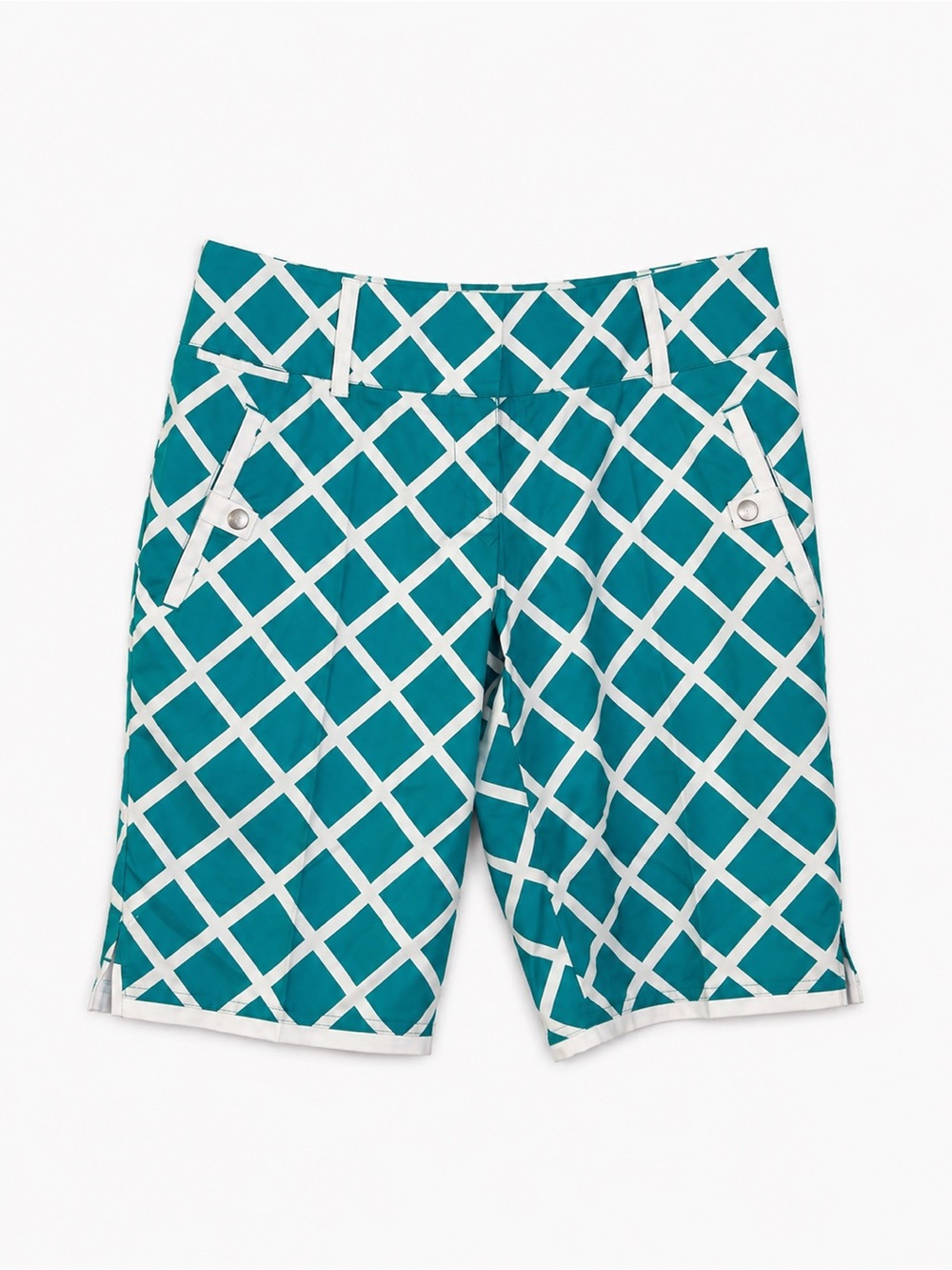 Adidas Women’s Golf Geometric Print Stretch Shorts NWT